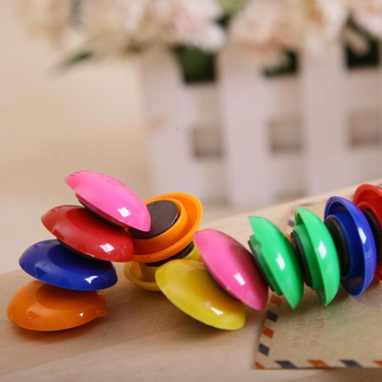 30 мм цветная магнитная пряжка для белой доски - пластиковый магнит на холодильник для обучения/офиса (Круглый)