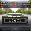 Система мониторинга давления в шинах TPMS с солнечной панелью, ЖК-дисплей, 4 внутренних/внешних датчика, водонепроницаемость, предупреждение о температуре