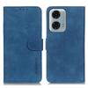 KHAZNEH For Motorola Moto G24 Power Case PU Leather Phone Cover Retro Phone Stand