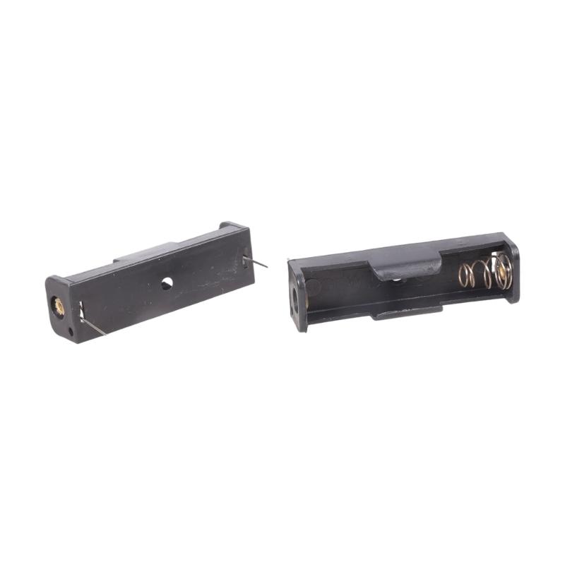 Compact 2A Battery Holder With Solderable Contacts Lightweight Design For Flashlights Portable Electronics