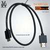 4K Мини HDMI на HDMI Тонкий Мягкий Кабель, Чистая Медь, HDMI 2.0 для Подключения Камеры DSLR к Монитору