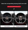 Suede Anti-Slip Car Steering Wheel Cover Jeep Wrangler JK Patriot Commander Grand Cherokee Compass Wagoneer Gladiator Renegade