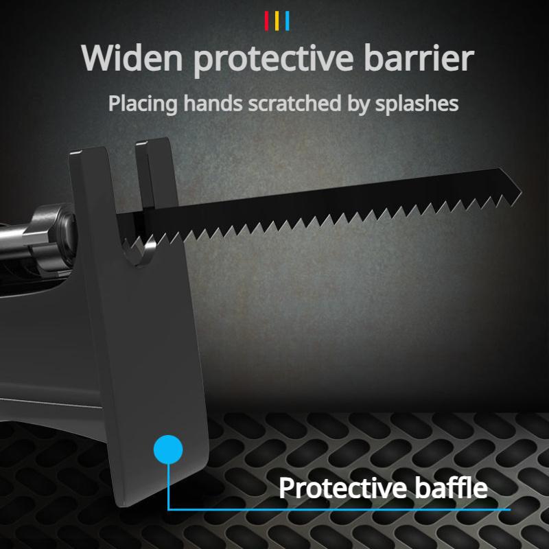 Адаптер для возвратно-поступательной пилы, ABS+высокоскоростная сталь, портативный электрический лобзик для резки дерева и металла, дрель с набором беспроводных адаптеров