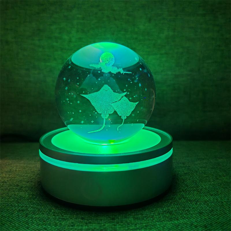 Солнечная система 3d хрустальный шар Хрустальный глобус Лазерная резка Хрустальный шар с шаровой подставкой Декоративные сферы планет Галактика Подарок на день рождения Украшения