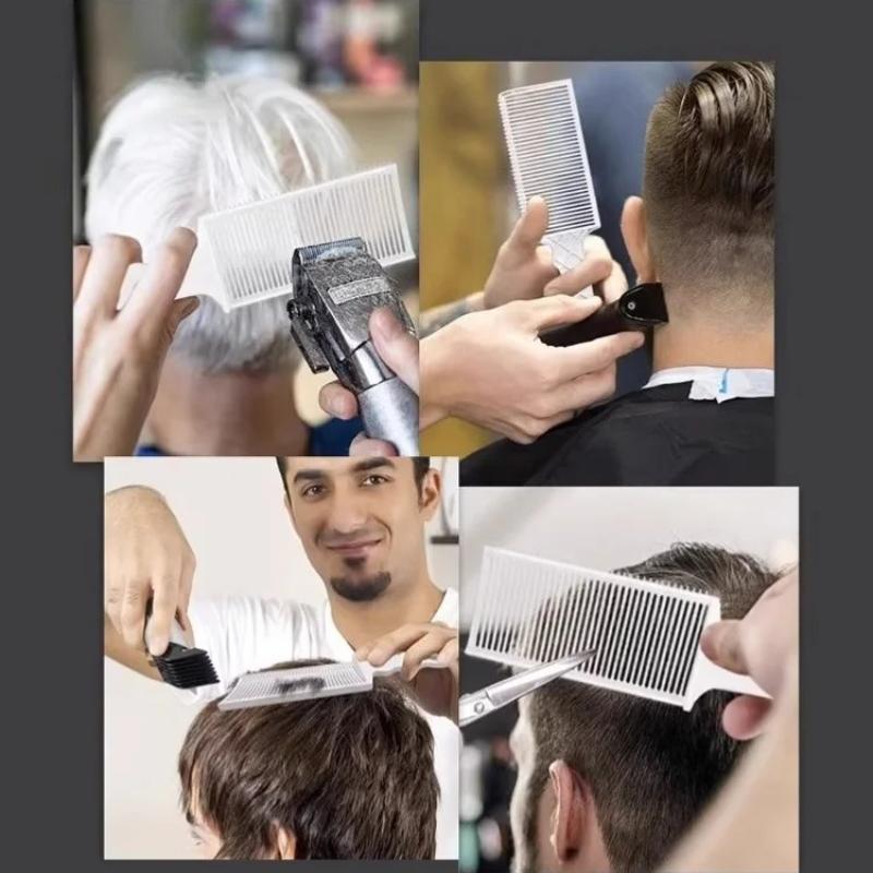 Мужская расческа с плоским верхом, парикмахерская машинка для стрижки волос, термостойкая расческа для выцветания, салонные инструменты для укладки, профессиональные новые