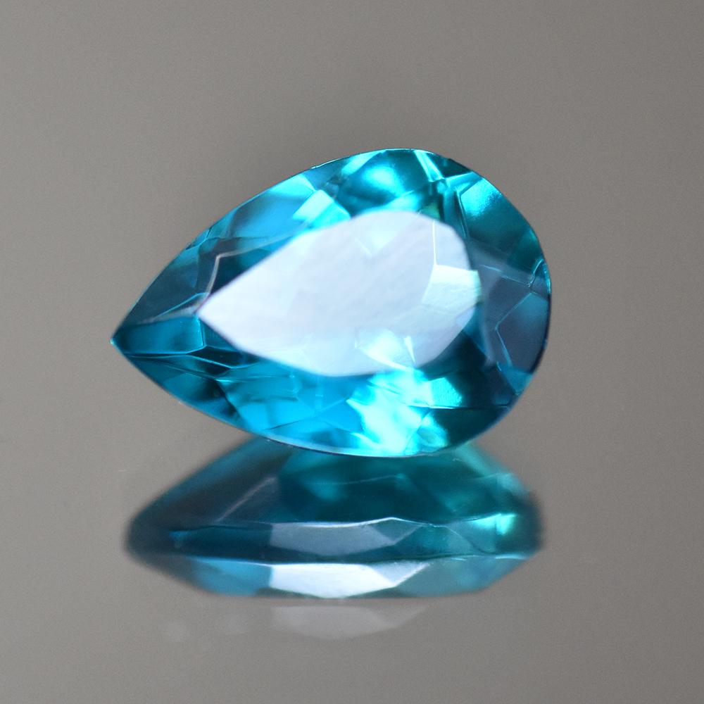 Natural Green Tourmaline Loose Gemstone 7.50 ct Pear Cut Flawless October Birthday Birthstone