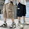 Boys' Pants, Summer Overalls, Thin Casual Children's Shorts, Korean Five-point Pants