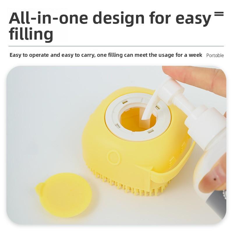 Pet Scrubbing Wonder, Dog Silicone Brush, Bathing, Cat Special Cleaning, Bathing and Beauty Tool