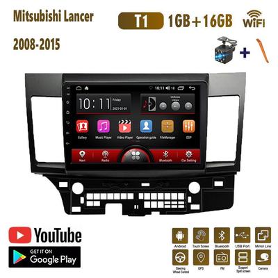 10-дюймовый Android для Mitsubishi Lancer 2008-2015, автомобильный радиоприемник, мультимедийный видеоплеер, GPS-навигация, WIFI, 1 + 16 ГБ