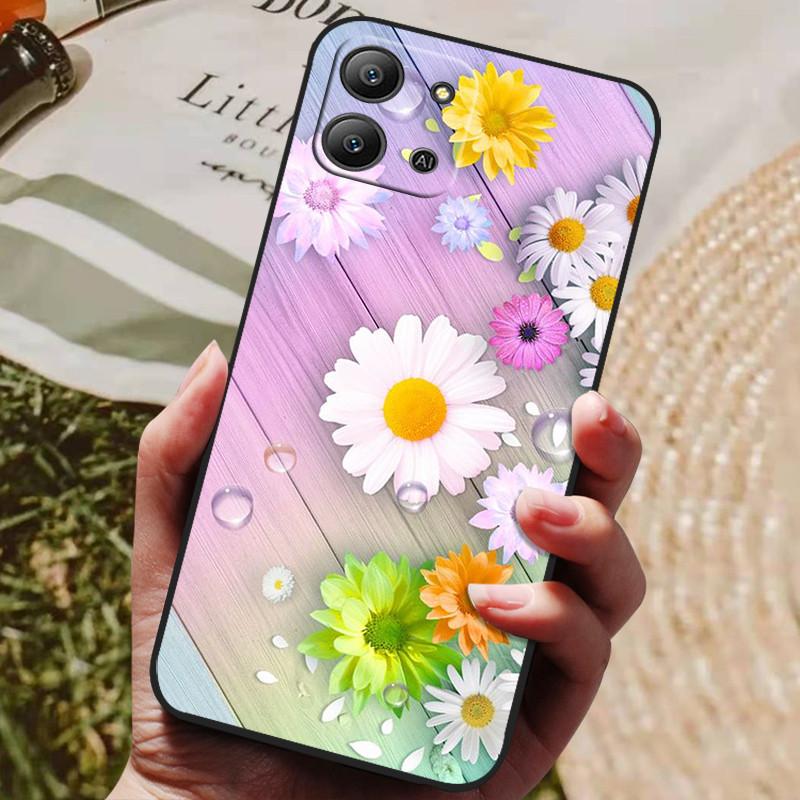 Чехлы для телефона для Infinix Hot 11 2022 Чехол X675 Черный Силиконовый Мягкая Задняя Крышка Для Infinix Hot 11 Чехол Funda Hot11 2022 ТПУ Coque