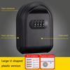 Wall Mounted Key Storage 4 Digital Combination Password Security Code Lock Key Lock Box For Home Office Storage Box Organizer
