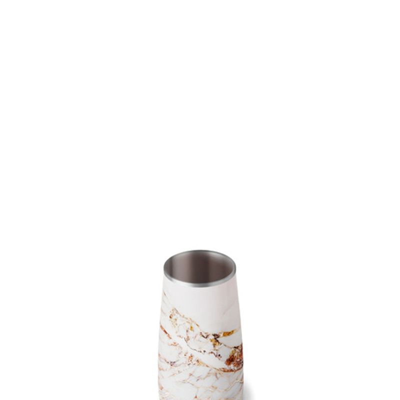Swell Barware Champagne Flute 165ml Calacatta Gold