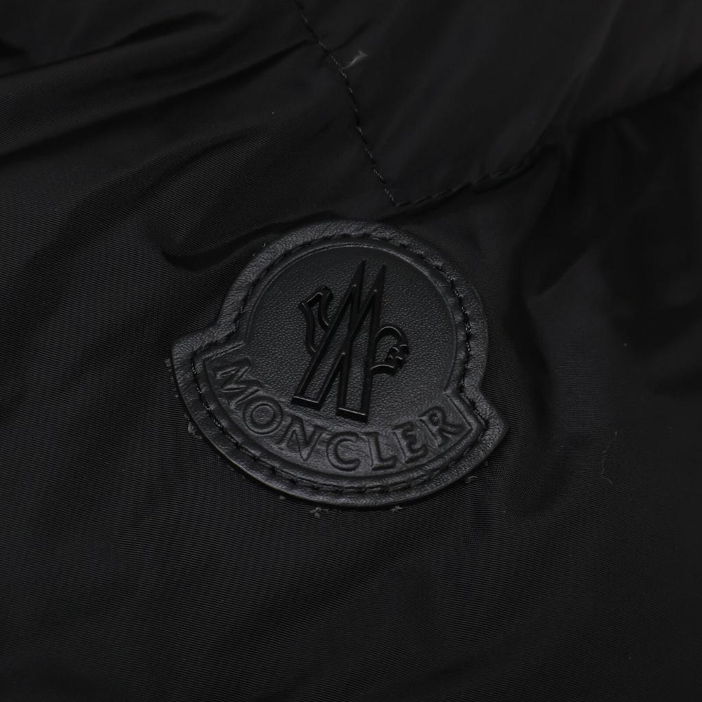 MONCLER [Excellent Condition/Domestically Authorized/Made in 2011] LEO Leo Leather-Trimmed Down Jacket Jacket 1 blackUsed