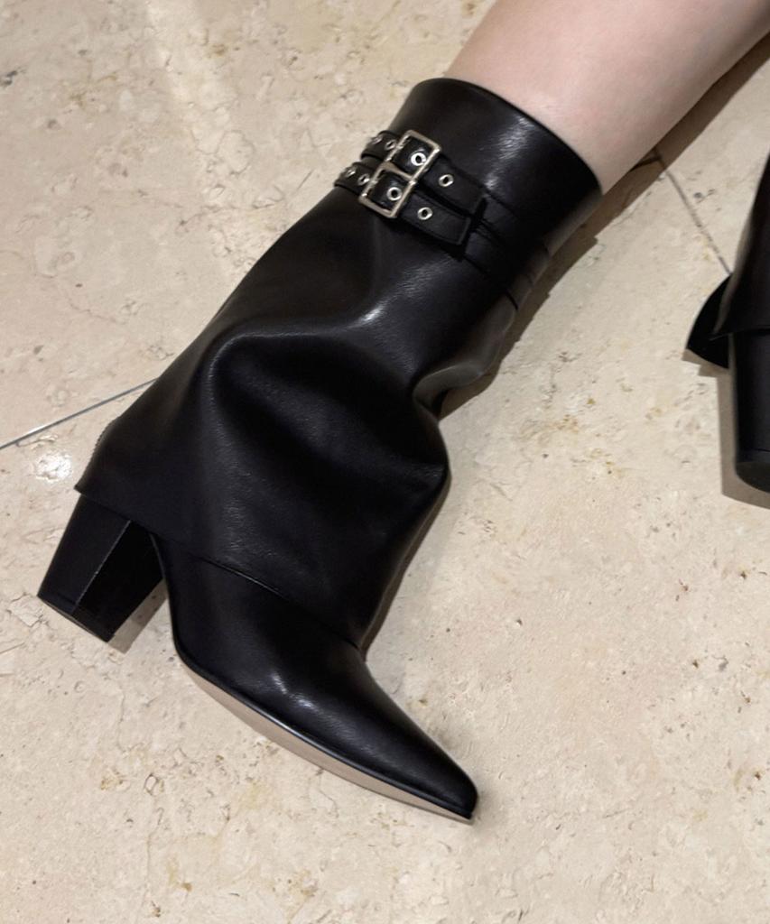 Leah Sera Mid-Calf Boots_Black