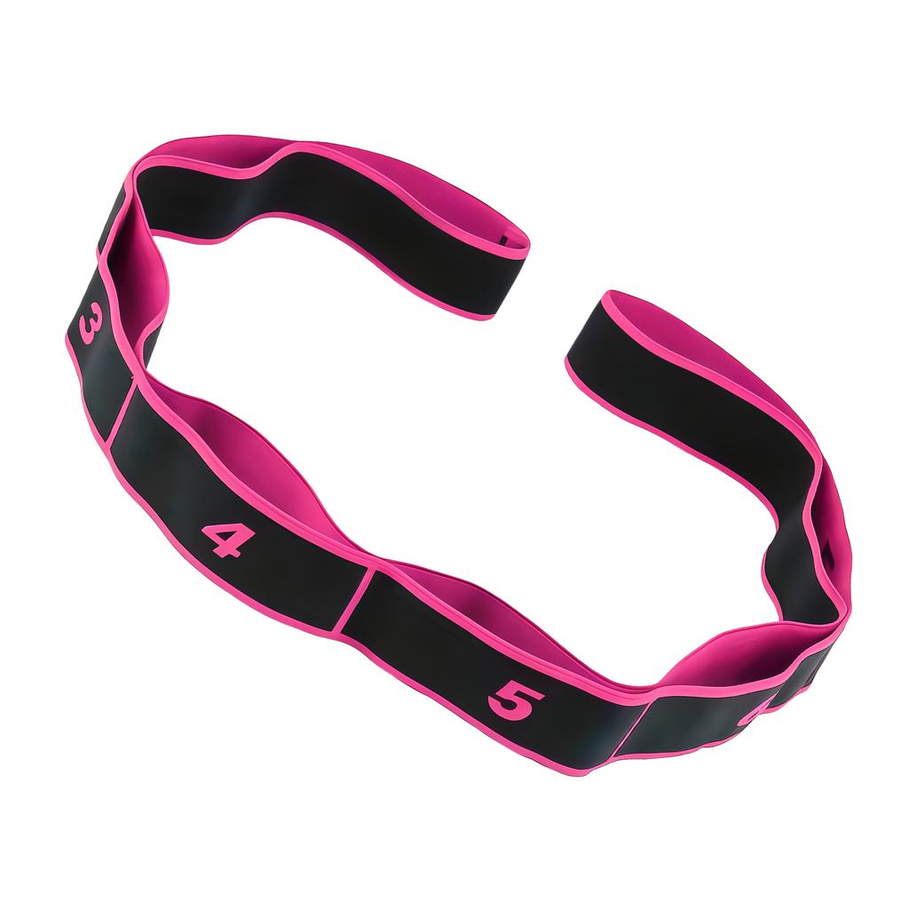 8 Section Dance Stretching Belt Pilates Fitness Exercise Resistance Band With Number Tension Band Pilates Pull Rope