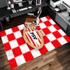 PSV LOGO Print Area Rug - Soft, Washable Non-Slip Indoor Mat for Office Chairs, Living Room, Home Office Decorative Rug