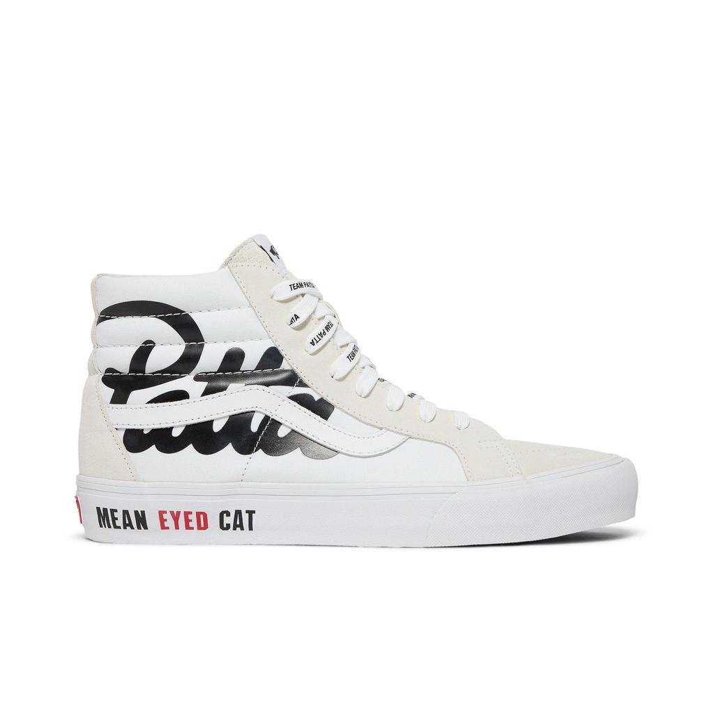Vans Vault Sk8-Hi Reissue VLT LX 'Mean Eyed Cat - White' (Unisex) White / Black Skateboard Shoes VN0A4BVH5WW