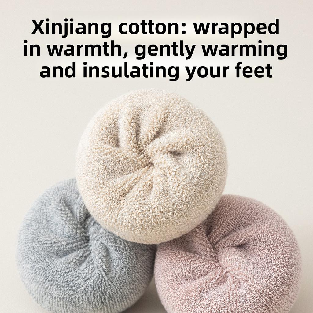 Two-toed Sock Children's Winter and Autumn Padded and Thickened Warm Extra-thick Thumb-separated Toe Socks Winter Long Socks