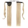 LISI HAIR Long Straight Wrap Around Clip In Ponytail Hair Extension Heat Resistant Synthetic  Pony Tail Fake Hair