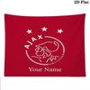 AFC Ajax Custom Name Wall Tapestry Aesthetic Wall Hanging Printed Fabric Blanket Decorative Tapestries for Bedroom Living Room Home Decor