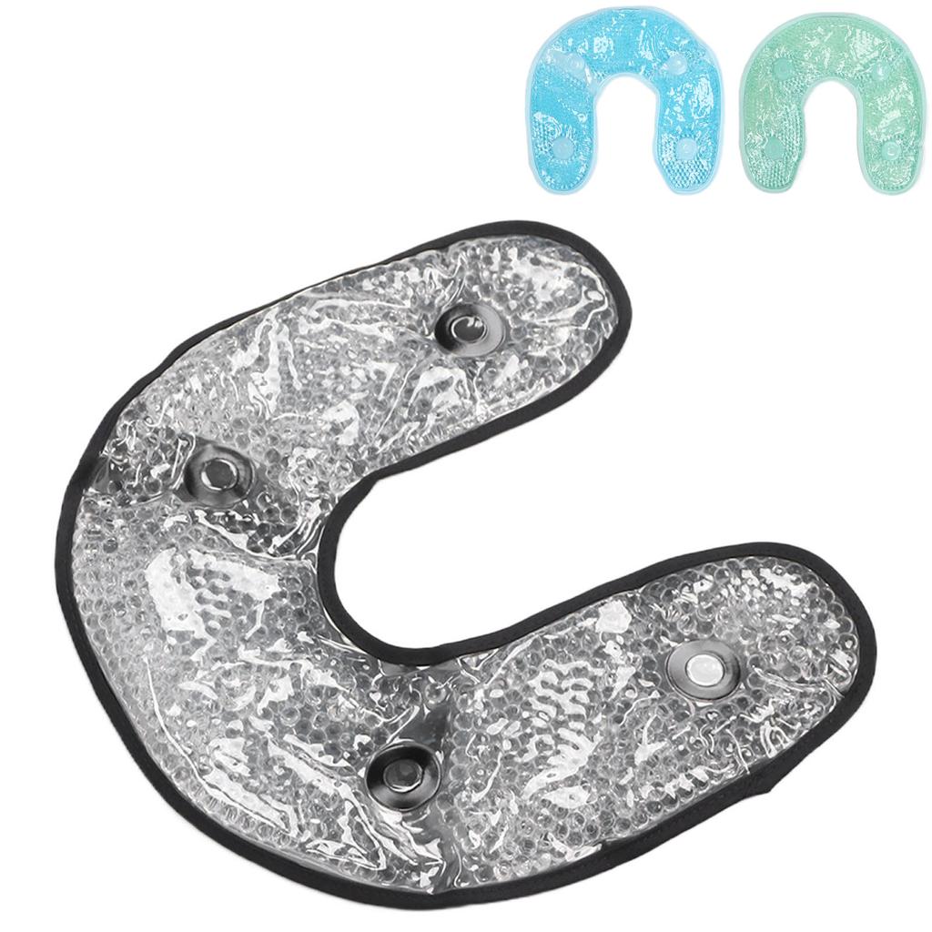 U-образные гелевые шарики, охлаждающая терапия, обертывание для шеи, травма шеи, многоразовый облегченный холодный компресс