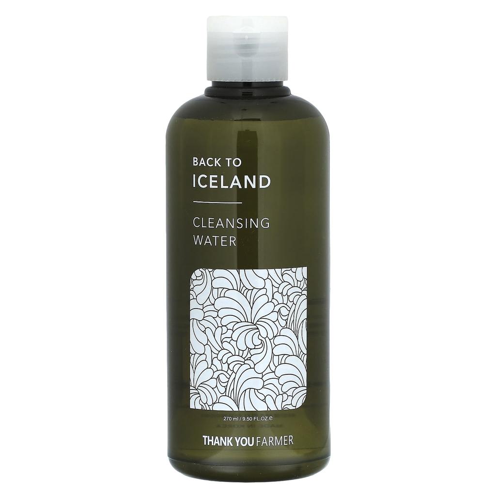 THANK YOU FARMER Back To Iceland, Cleansing Water, 9.5 Fl Oz (270 Ml)