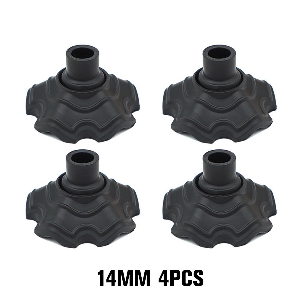 4PCS Outdoor Camping Moon Chair Foot Covers Anti-Slip and Anti-Sink Rotatable Foot Pads Camping Accessories