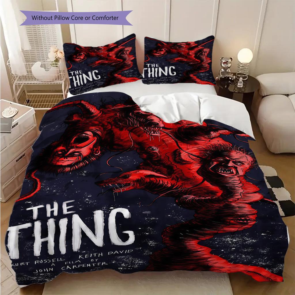 Nightmare Creatures Comforter Set Bedding 1 Duvet Cover 2 Pillowcase Without Core Soft And Comfortable Christmas Birthday Gift Bedding Set