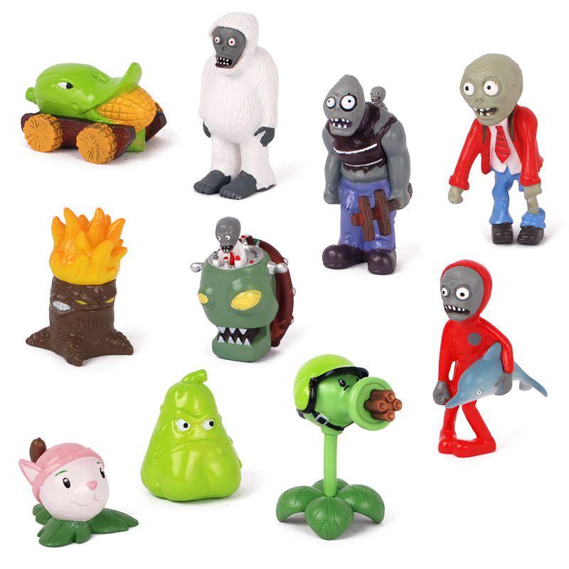 Decorate Your Easter With Plants Vs Zombies Series Egypt Private Wild West Pvc Toy Action Figures Set New