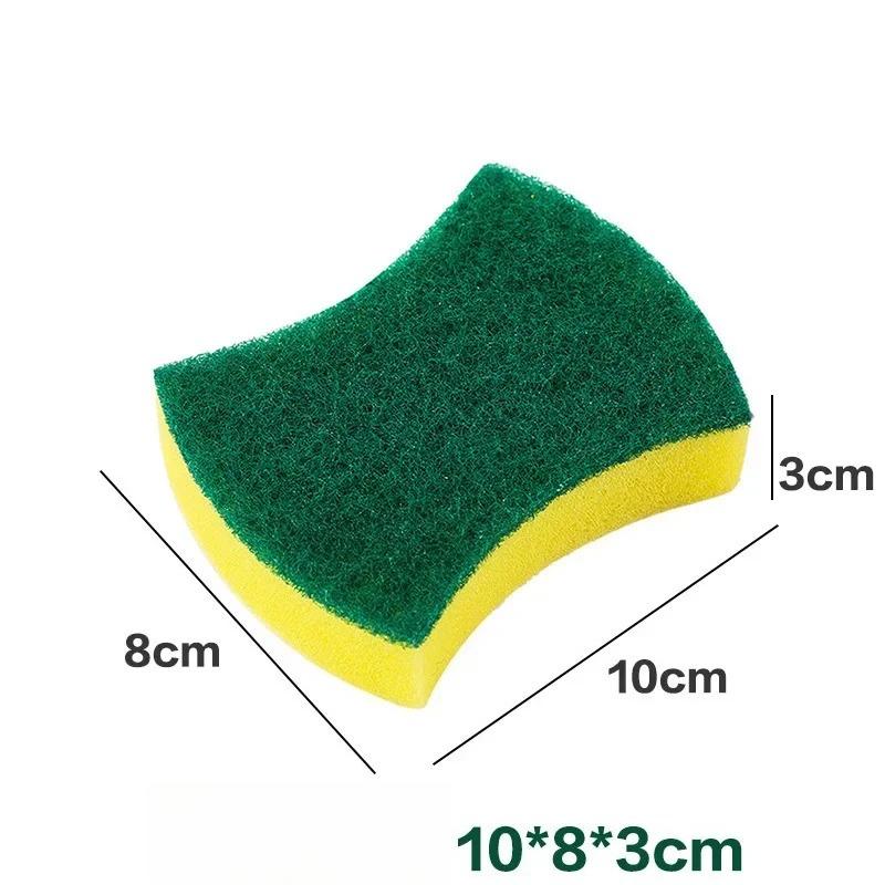 Double Sided Highly Absorbent Dishwashing Sponge for Kitchen Pots Dishes Cleaning Scrubber
