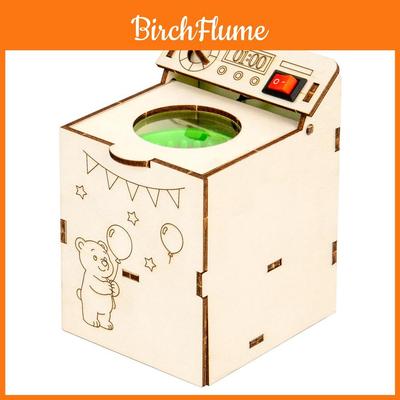 Детский DIY-набор для научных экспериментов с электрической вертикальной стиральной машиной для практического обучения