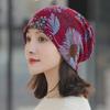 Универсальные корейские женские шапки на осень/зиму: Головной платок, баотоу, пуловер, шейный платок, принт, ворс и защитные уши