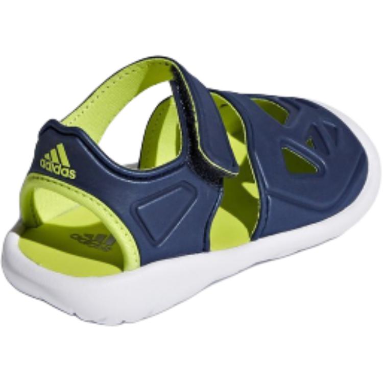 adidas Fortaswim Модные Прочные Низкие Кроссовки Детская Обувь Синие CQ0087