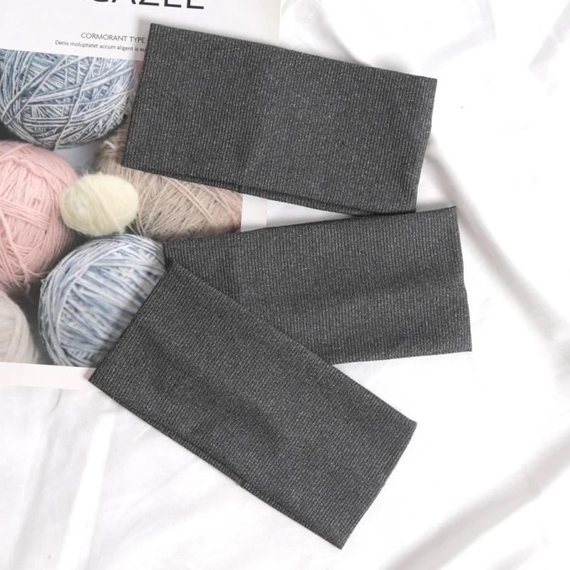 3 шт. Простые эластичные фитнес-йога повязки для волос для женщин мужчин однотонные беговые повязки для волос эластичные повязки для макияжа аксессуары