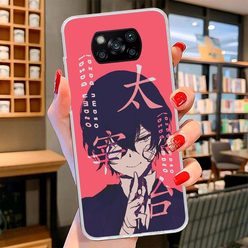 Чехол для телефона Bungo Stray Dogs Дазай для Xiaomi Poco F7 Ultra X7 X6 X5 Pro M7 Redmi 15C 15 13C 13 12C 12 10C 10 9A 9C 9T 9 Sh