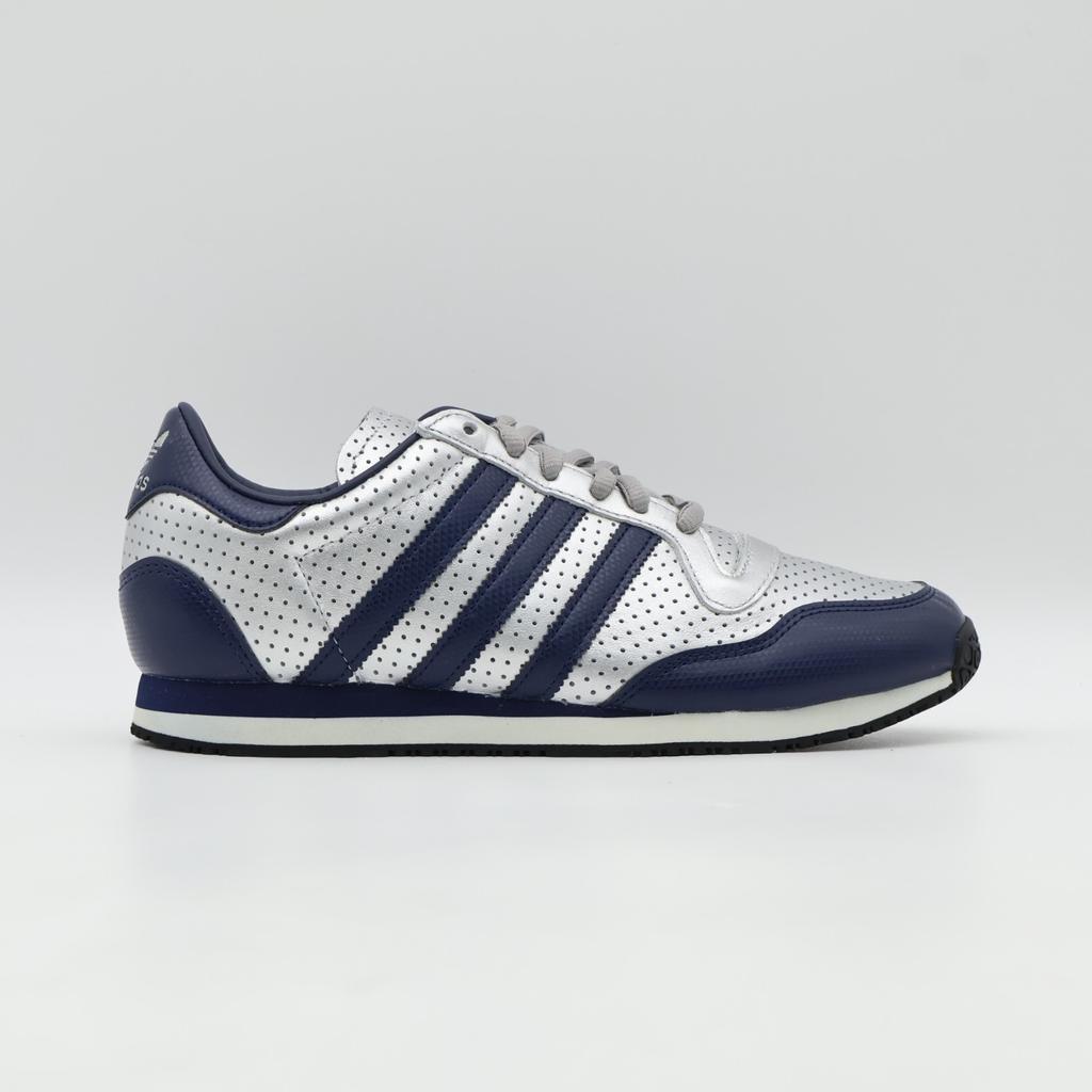 JR1614 adidas Originals Galaxy OG Серебристый Металлик Ночной Индиго Цвет Небеленого Хлопка (Мужской)