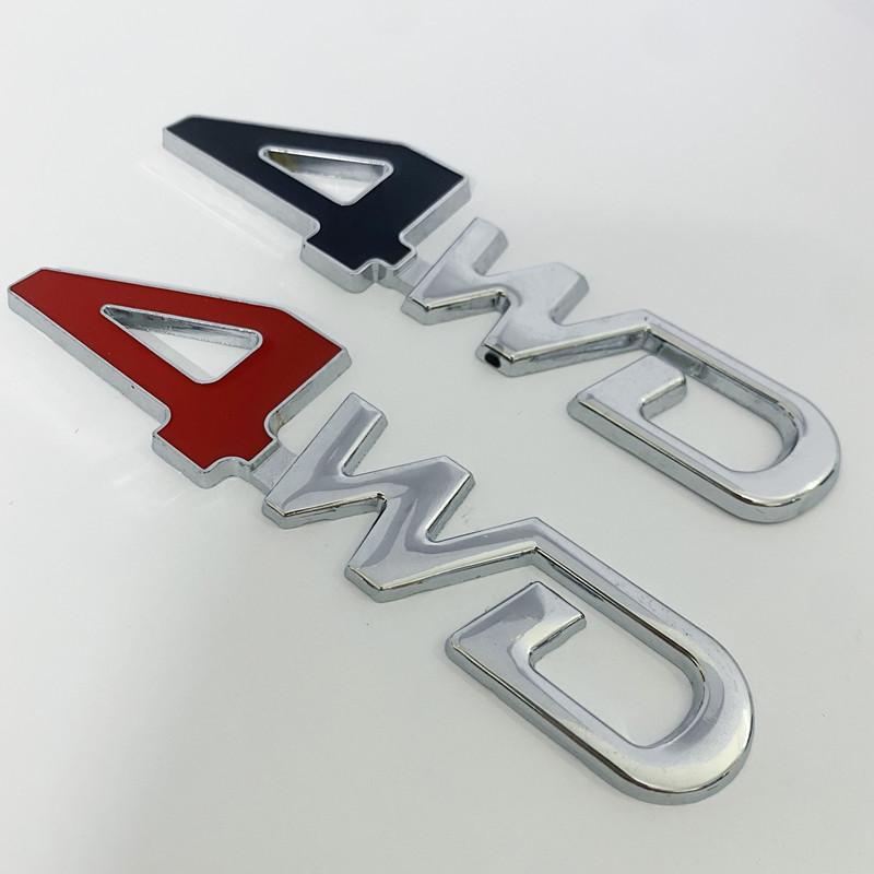 3D Металлическая Наклейка-Эмблема Автомобиля 4WD - Логотип Полного Привода Декор Задней Части