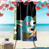 Nicole Watterson Print Beach Towel, Large Soft Quick Dry Towel for Beach Camping Swimming