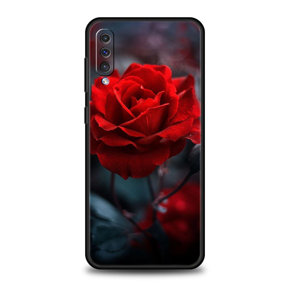 Красивый чехол для телефона с цветком розы для Samsung Galaxy A52 5G A12 A70 A50 A40 A20s A30 A10s A20e A10 A22 A72 A32 A02 A42 A04S