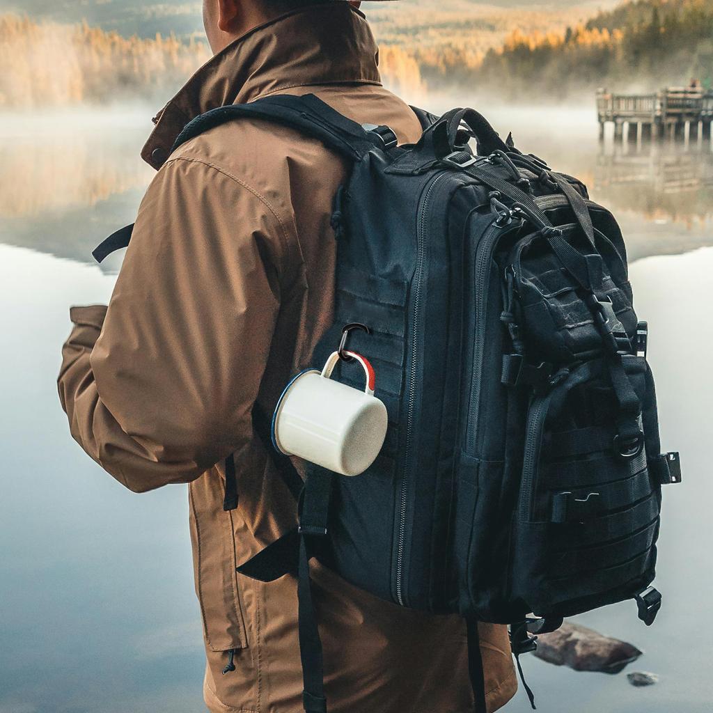 Маленький карабиновый зажим, легкий D-образный крючок из легкого алюминиевого сплава для брелоков для рюкзаков Outdoo