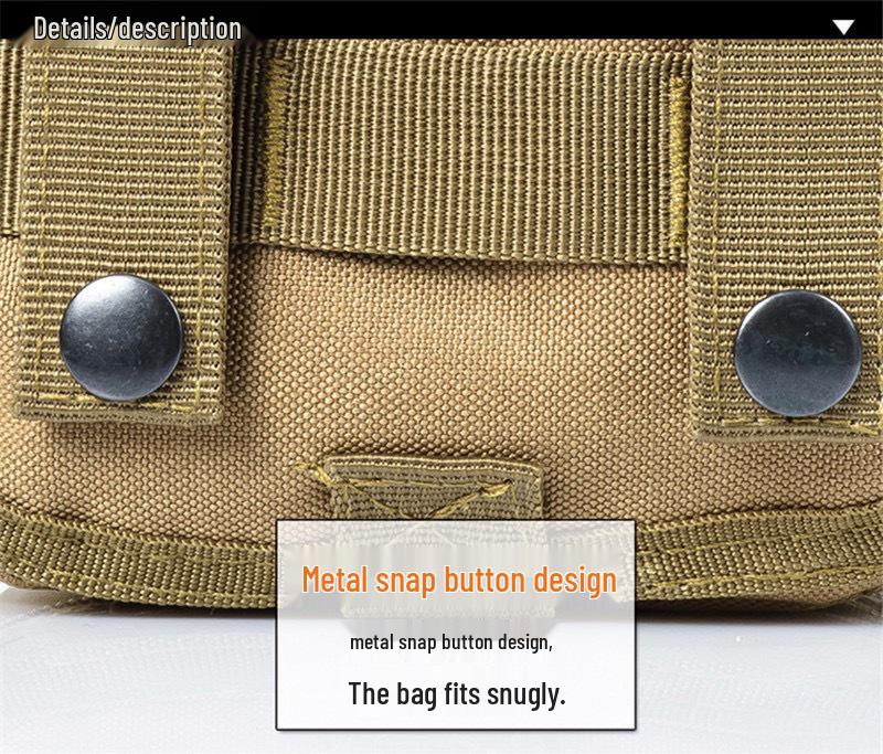 “Tactical Camo Outdoor Medical Bag - Multifunctional Emergency & First Aid Kit”