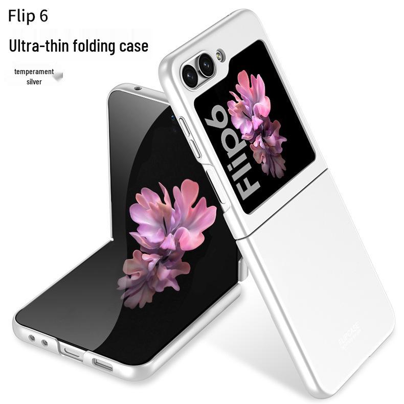 Ультратонкий матовый чехол-бампер Samsung Z Flip 6 однотонный