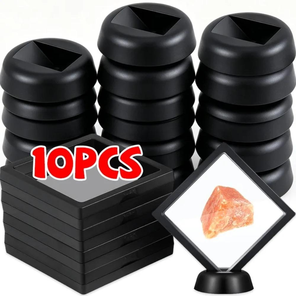 10Pcs Plastic PE Film Storage Box Suspension Jewelry Case Jewelry Retail Packaging