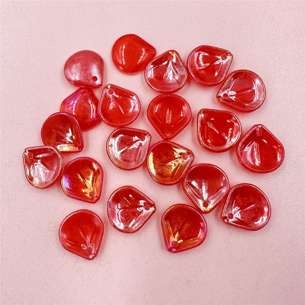 Товары для вечеринок 13,5*14,8 мм 20 шт. серьги-шпильки браслет кулон лепестки цветов AB цвета бусины-шармы аксессуары для изготовления ювелирных изделий своими руками