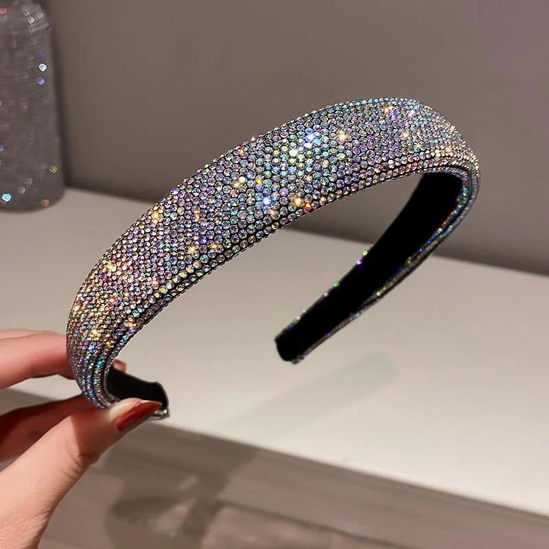 Блестящие стильные и универсальные повязки на голову серебряного цвета повязки на голову бархатные головные уборы для женщин аксессуары для красоты волос подарки