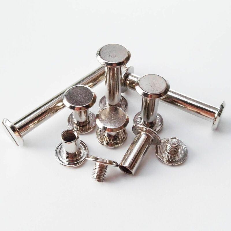 5/10/25 шт. кожаный ремень кошелек фотоальбом книга переплет Чикаго винт гвоздь заклепка