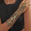 Винтажный золотой кружевной браслет с полым дизайном для женщин - Элегантный вечерний аксессуар