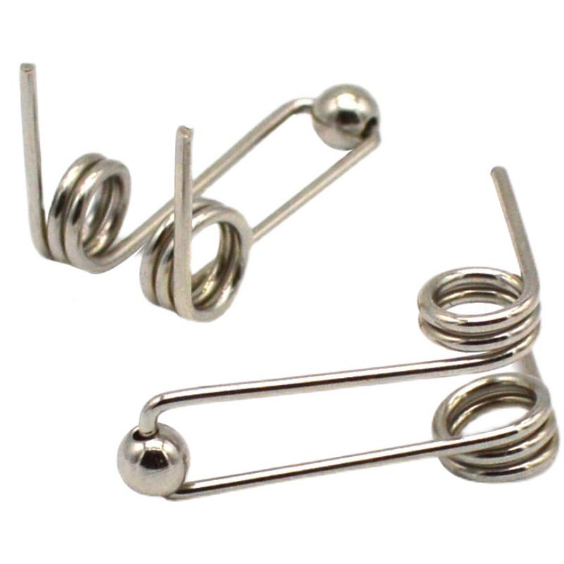 2 шт., диаметр проволоки 1,2 мм, сменные щипцы для завивки, двойная возвратная торсионная пружина