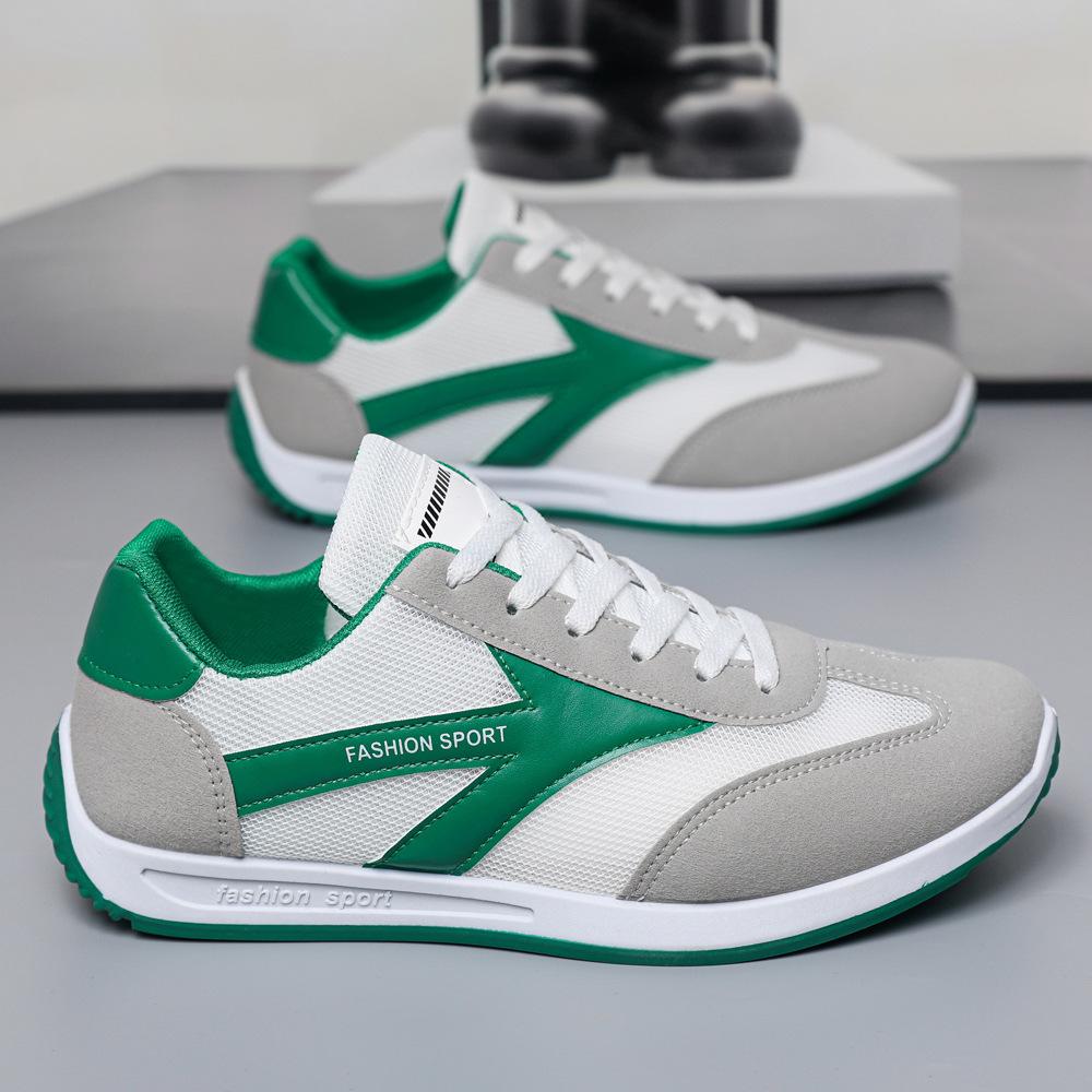 Студенческие легкие кроссовки 2025 года, новые летние корейские версии, модные мужские спортивные туфли, сетчатые повседневные кроссовки Forrest Gump