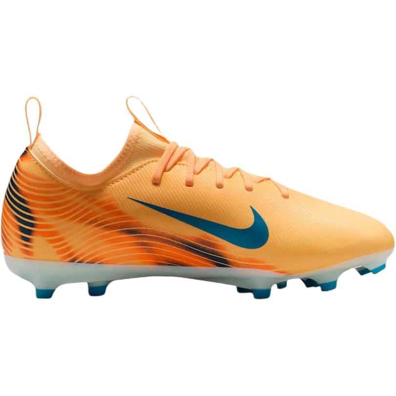 Kylian Mbappé x Nike Jr. Mercurial Vapor 16 Academy GS Melon Tint/Igloo/Neo Turquoise Kids Cleats Orange FQ8394-801